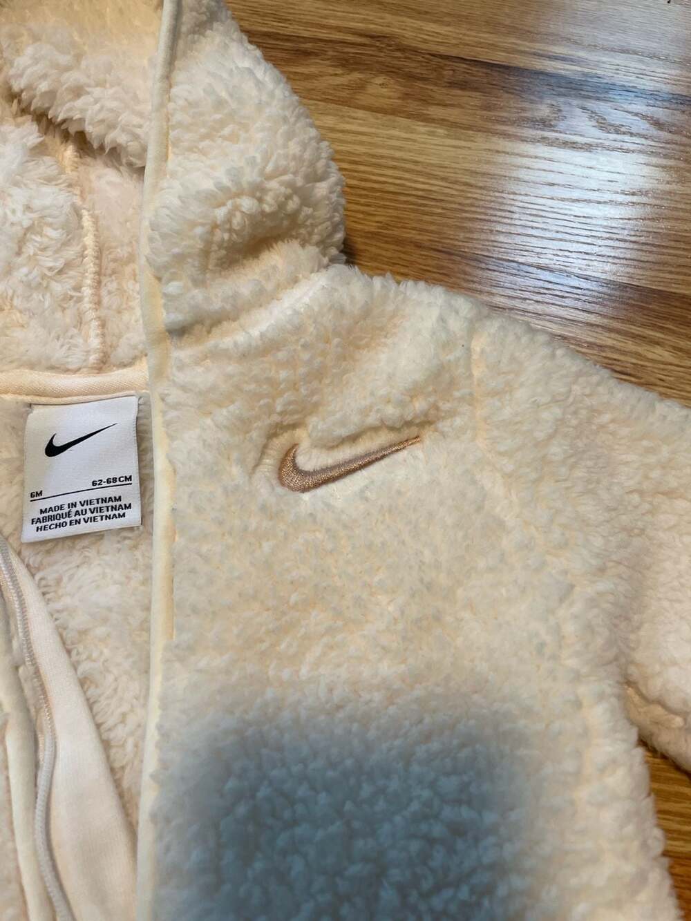Nike High Pile Fleece Convertible Coverall Baby Size 6M
